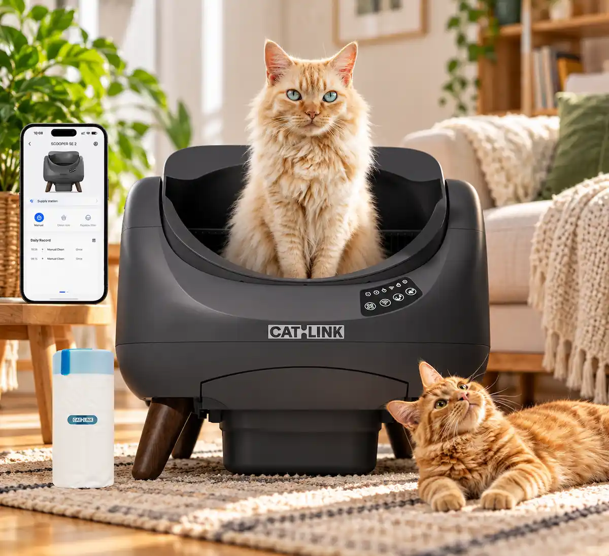 CatLink, litière connectée intelligente